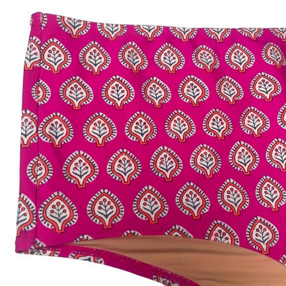 NWT J Crew x SZ Blockprints Swim Bottoms Pink AO968 3X - Picture 3 of 8